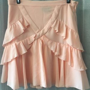 Bebe peachy-pink skirt